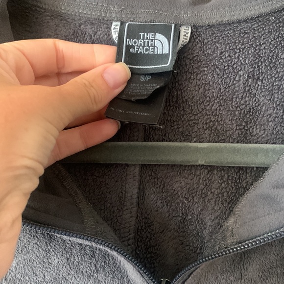Grey North Face so soft zip up jacket - Picture 3 of 6